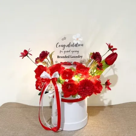 Bloom Box Akrilik Ucapan Grand Opening Mempawah